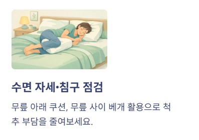일상 속 허리 관리 3가지 방법